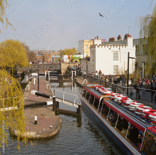 Camden lock, camden town, north west London, england photo