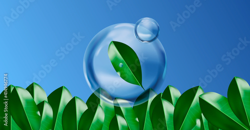 Water drops, blue and clear water drops, ocean water drops and splashes, pure Baikal water, logo of washing powder or clean fresh laundry, sale of pure water