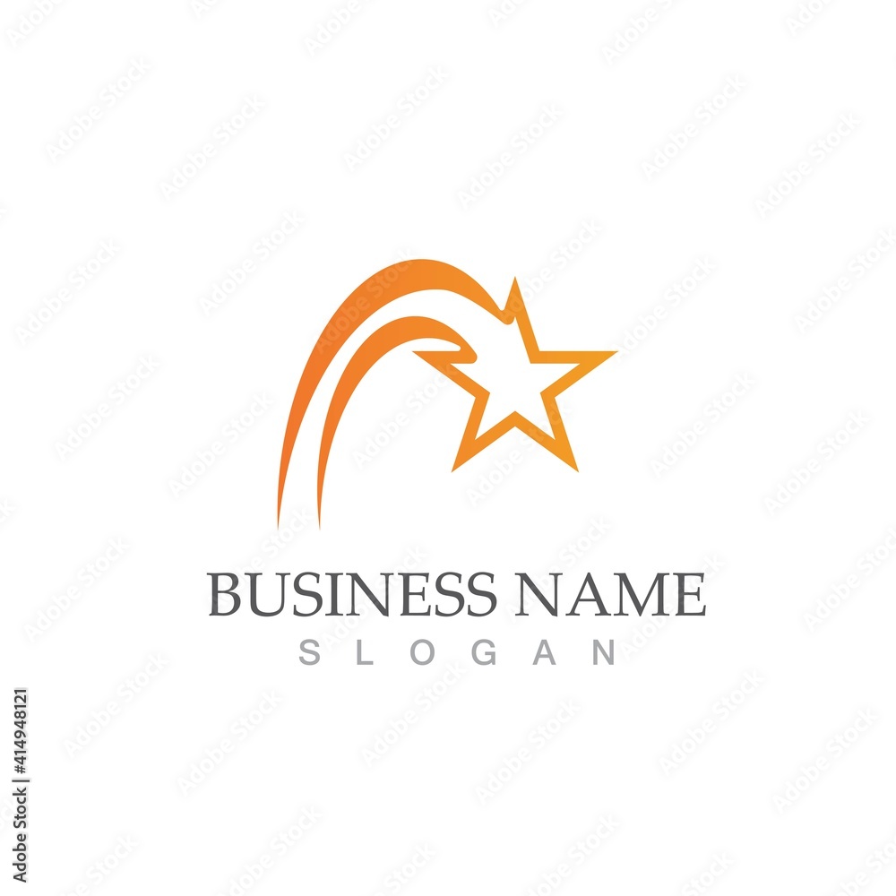 Obraz premium Star icon Template