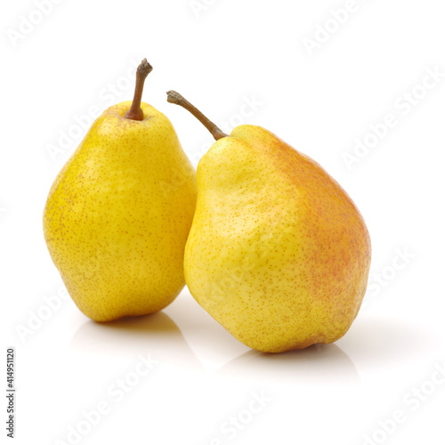pear isolated on white background 