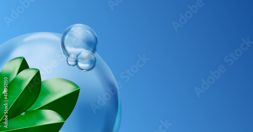 Water drops, blue and clear water drops, ocean water drops and splashes, pure Baikal water, logo of washing powder or clean fresh laundry, sale of pure water