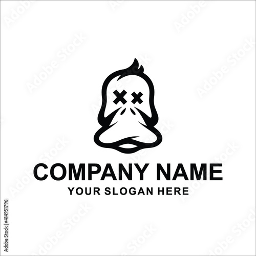 duck logo vector