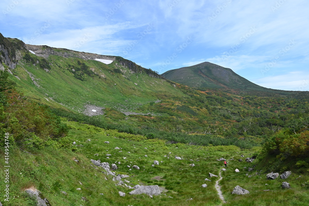 Naklejka premium 夏山