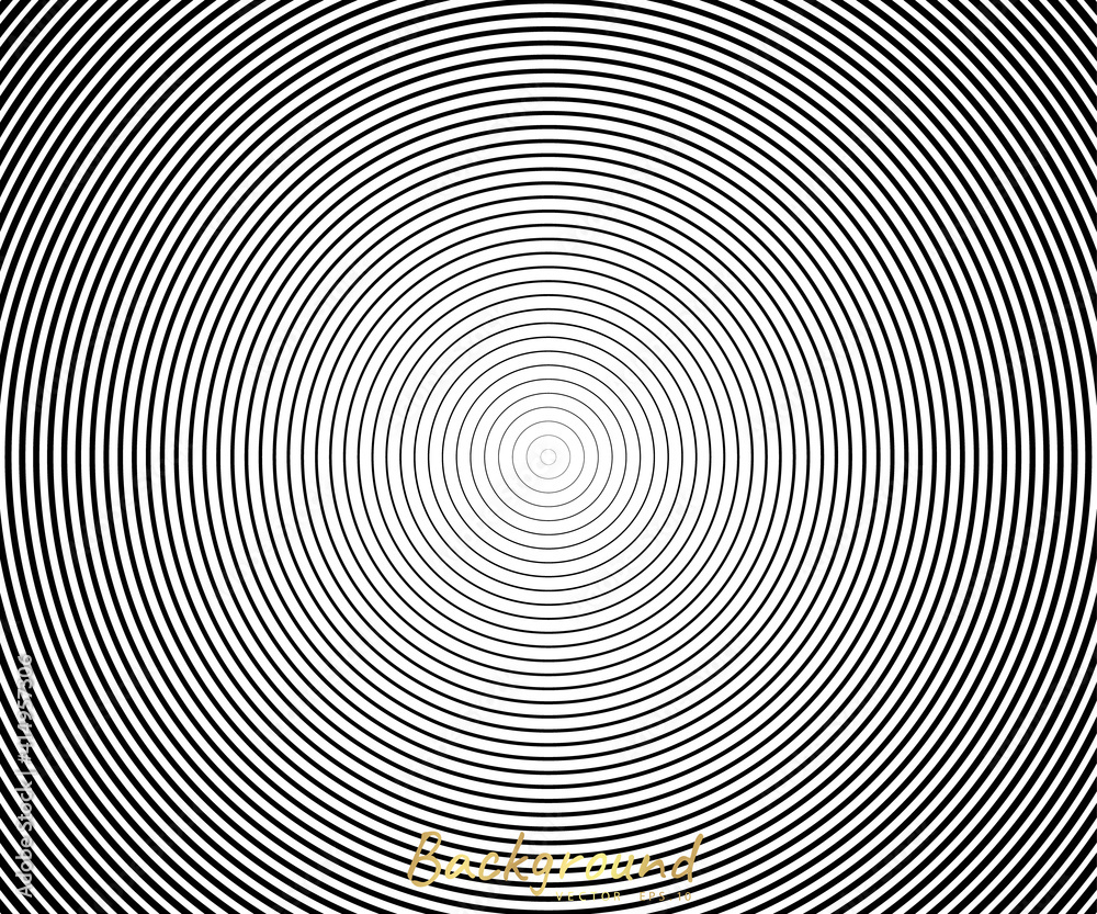 Abstract circle pattern black and white color ring. Abstract vector illustration for sound wave, Monochrome graphic. Abstract circle pattern black and white color ring. Abstract vector illustration for sound wave, Monochrome graphic.