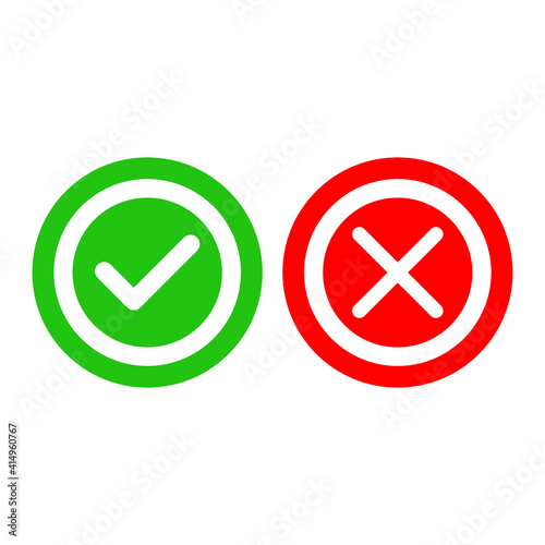 Free Download Check mark green line icons. Vector illustration. - Vector - GFXLoad