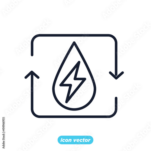Free Download gas energy icon. Energy Types symbol template for graphic and web design collection logo vector illustration - GFXLoad