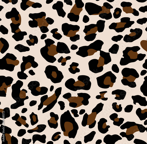 Seamless leopard texture, African animal print