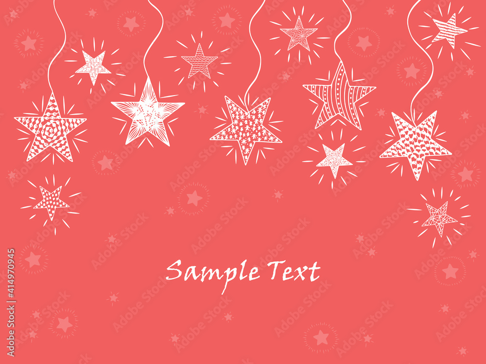 Stars. Hand drawn doodle stars. Holiday card template with sparkling stars - vector illustration
Stars. Hand drawn doodle stars. Holiday card template with sparkling stars - vector illustration