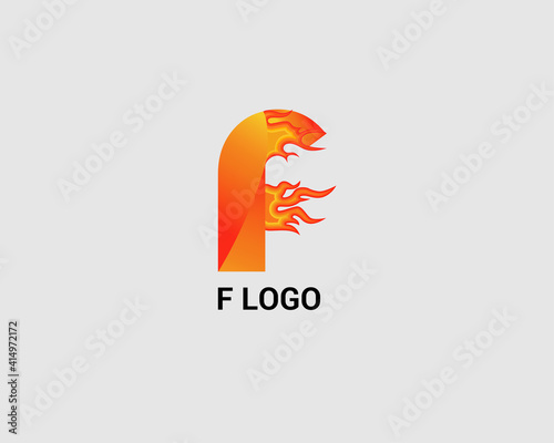 F Logo Inspiration Template Design