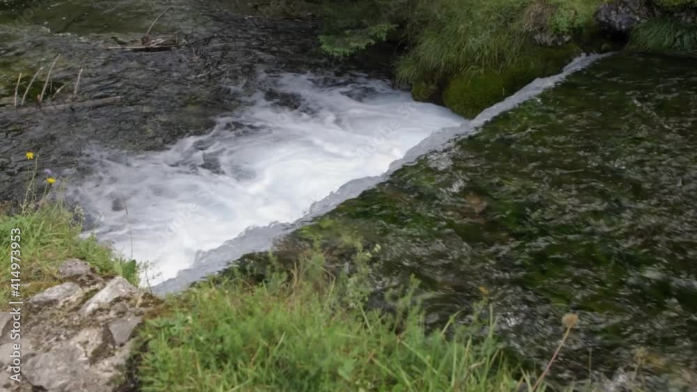 A waterfall in the forrest