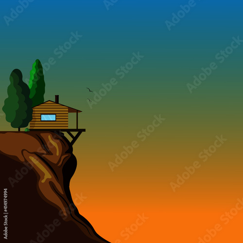 lighthouse at sunset