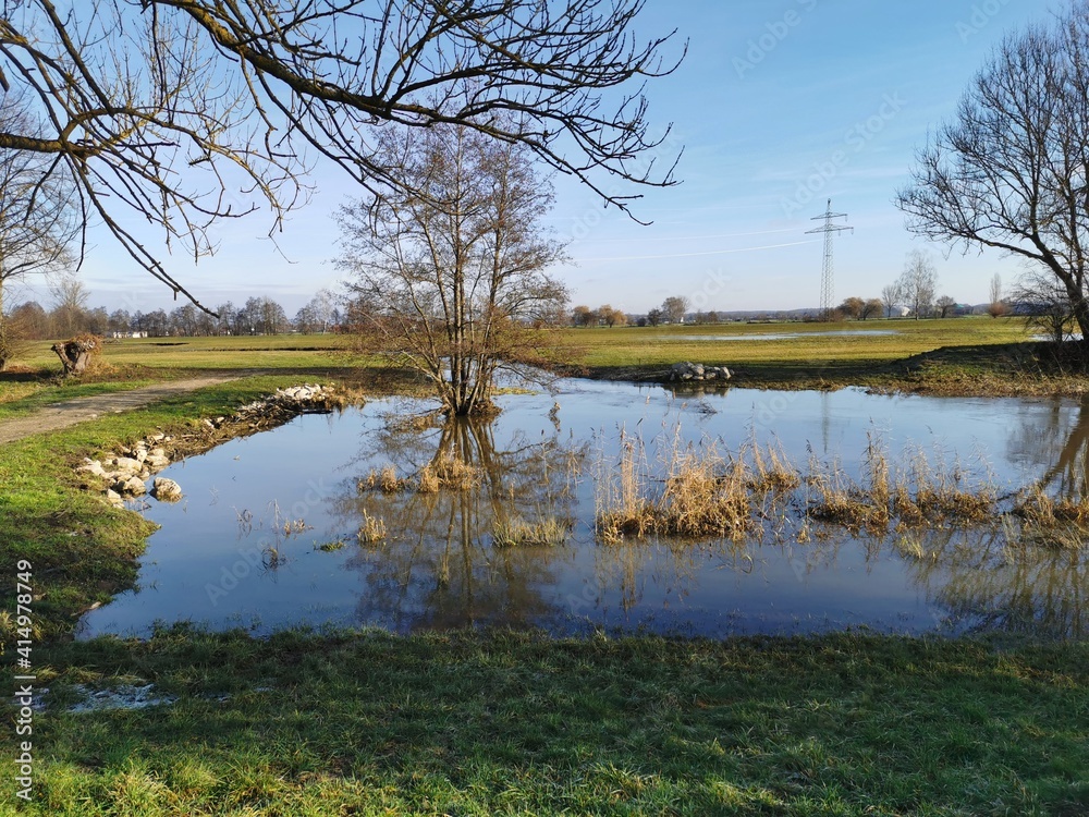 Obraz premium Flusslandschaft