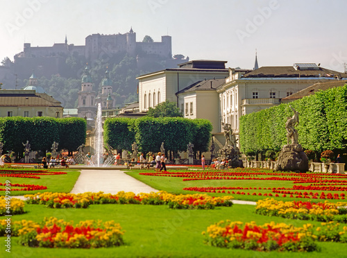 Mirabell gardens, Salzburg photo