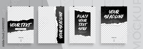 Modern poster template. Easy to adapt to brochure, annual report, magazine, poster, card, corporate presentation, portfolio, flyer, banner, website, app
