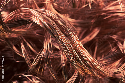 Secondary raw material copper wire industry