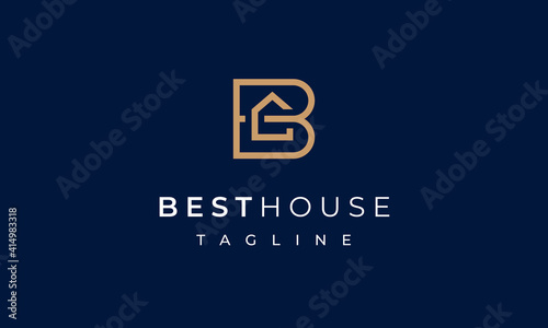 Best House Letter B Logo for Real Estate