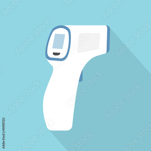 non-contact forehead thermometer icon -vector illustration