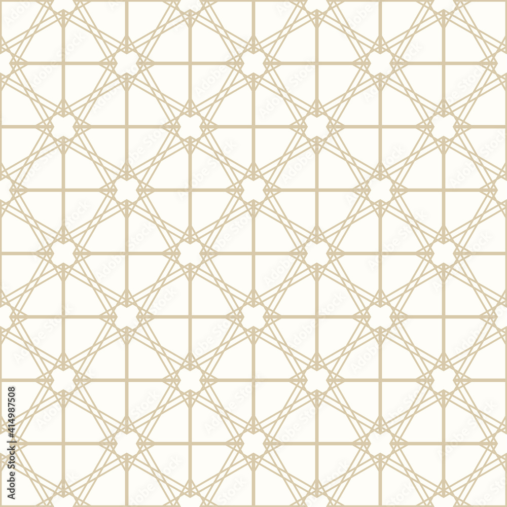 Naklejka premium Geometric Seamless Pattern Vector Background