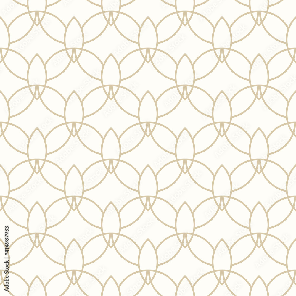 Naklejka premium Geometric Seamless Pattern Vector Background