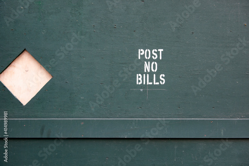 Post No Bills