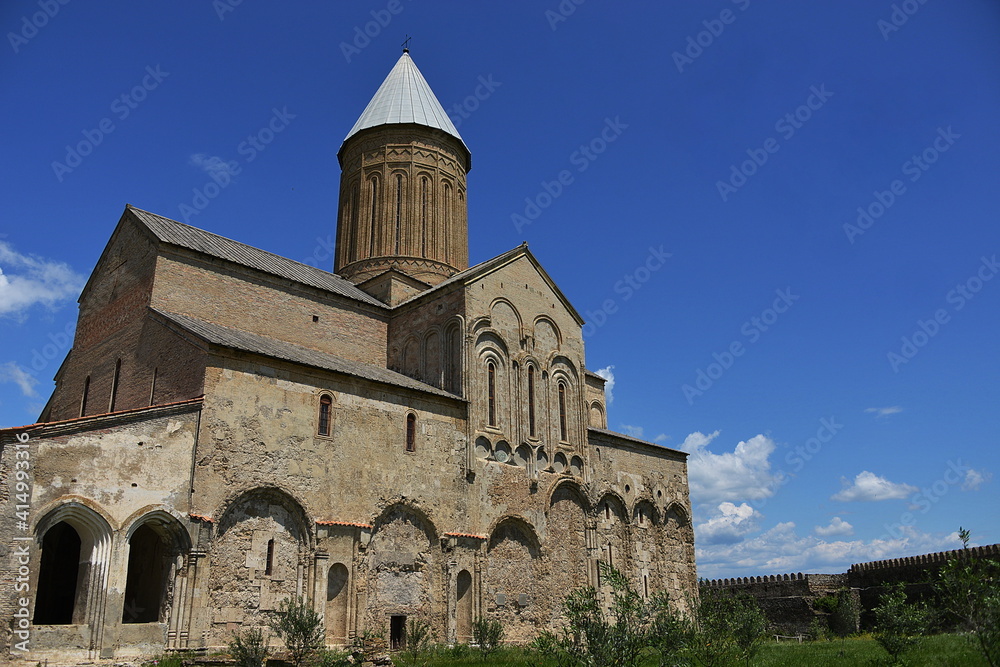 Alaverdi Monastery is a Georgian Orthodox monastery in the Cachezia region of eastern Georgia. Parts of the ancient monastery date back to the 6th century. The current cathedral dates back to the 11th