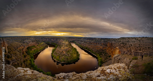 Panoramica de Hoces del Duraton photo