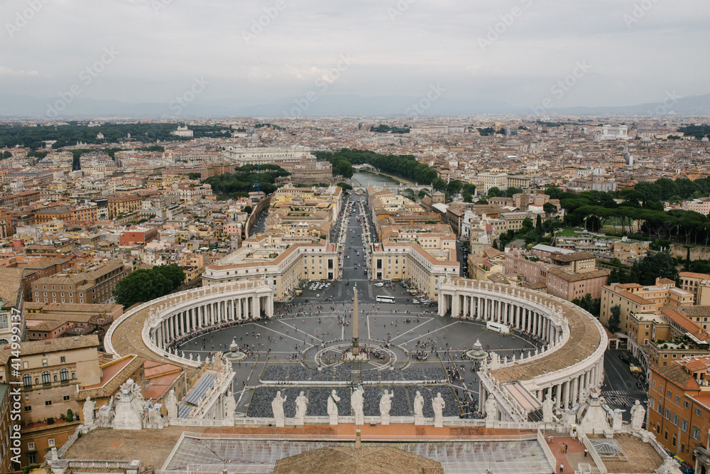 Vatican city from above