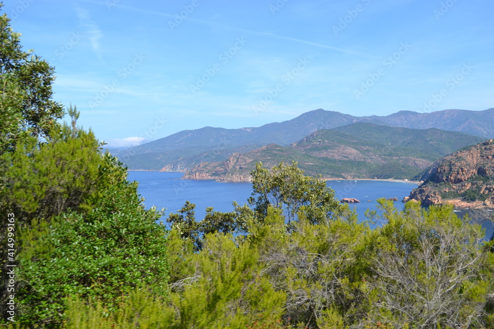 paysage idyllique en Corse
