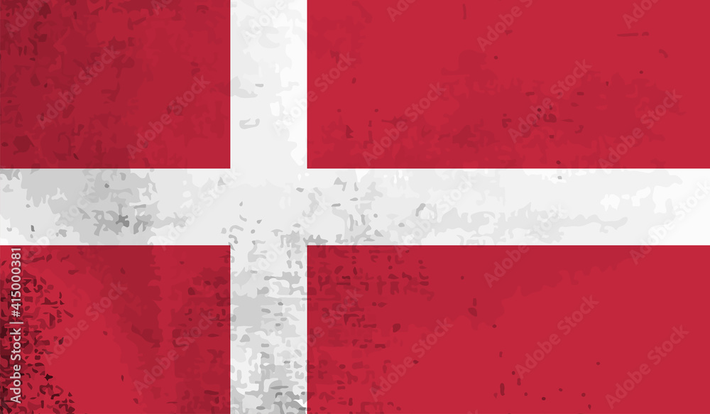 Grunge Denmark flag. Denmark flag with waving grunge texture. Grunge Denmark flag. Denmark flag with waving grunge texture.