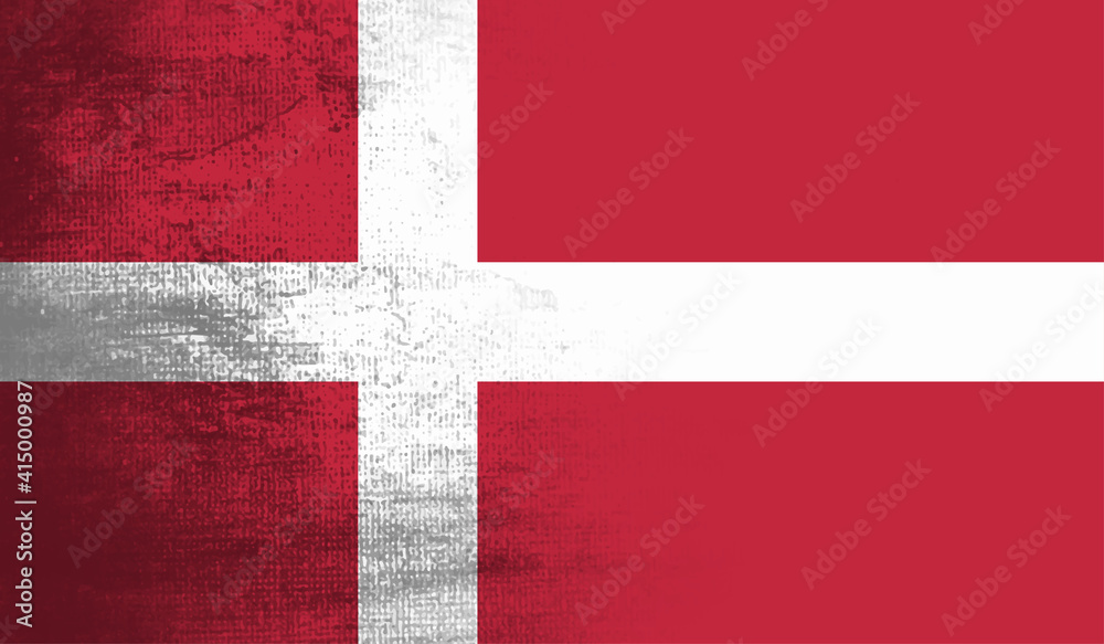 Grunge Denmark flag. Denmark flag with waving grunge texture. Grunge Denmark flag. Denmark flag with waving grunge texture.