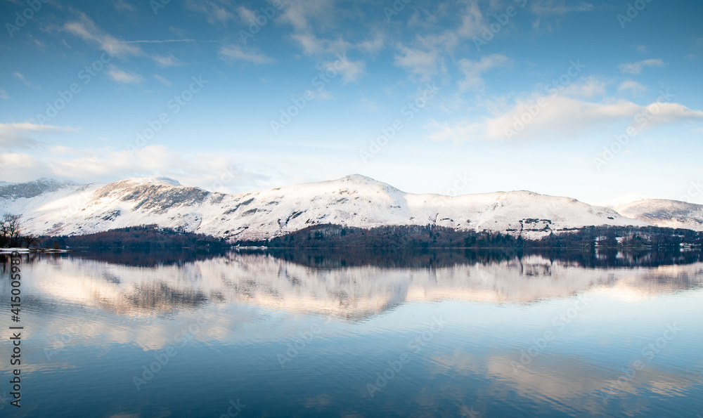 lake in winter