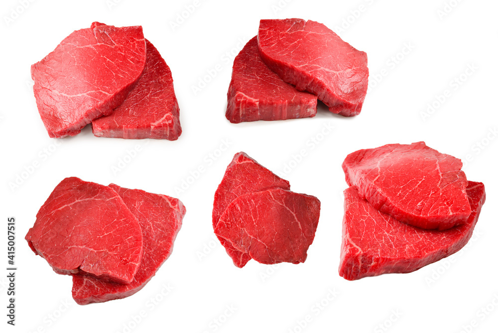 Beef steak isolated on white background. Beef steak isolated on white background.