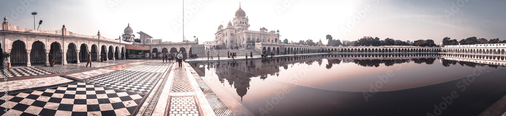 Gurudwara Sikh Temple Panorama, New Delhi, India