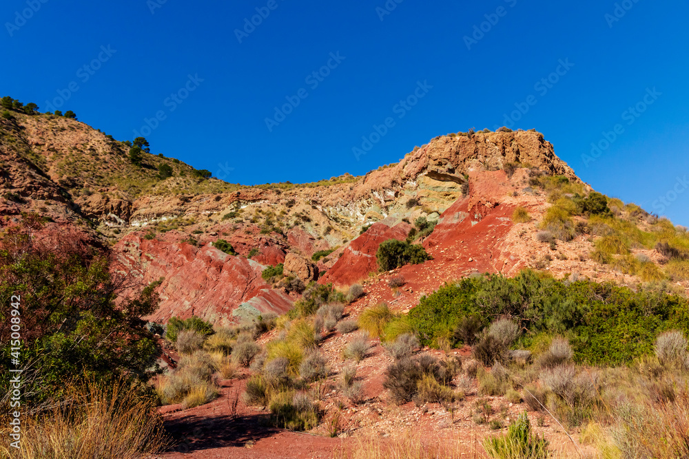 Montnegre Ravine in the term of Xixona (Alicante). Montnegre Ravine in the term of Xixona (Alicante).