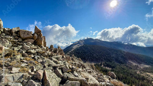 Pamorama of rocky mountains, colorado