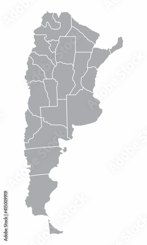 Argentina provinces map