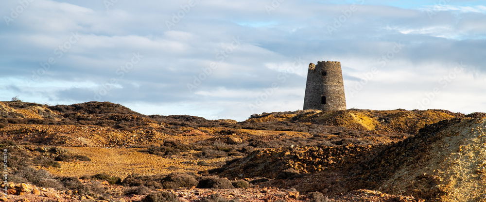 Obraz premium Copper mine at Parys Mountain