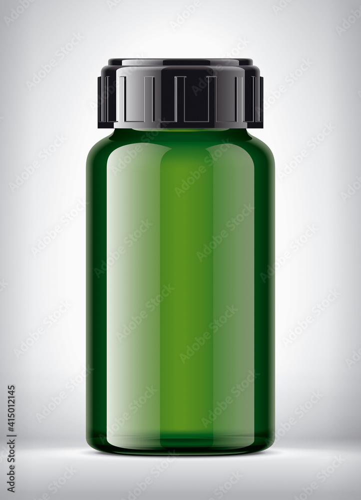 Pharmaceutical bottle on background. Pharmaceutical bottle on background.