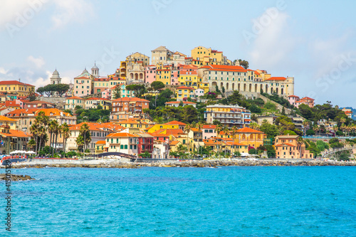 A coastal city of Imperia, Italian Rivera in the region of Liguria, Italy.