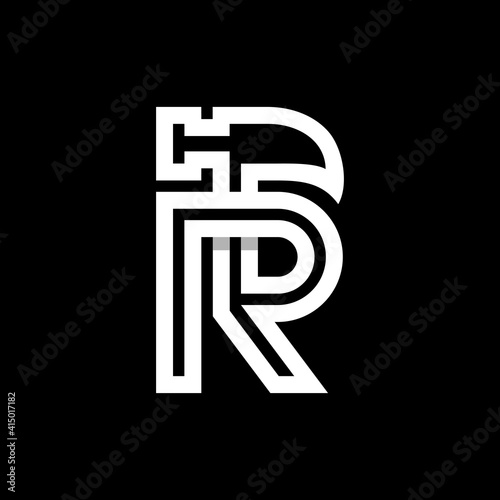 Letter R Hammer Logo Design