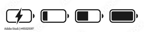 Fotografia Battery GSM icon set