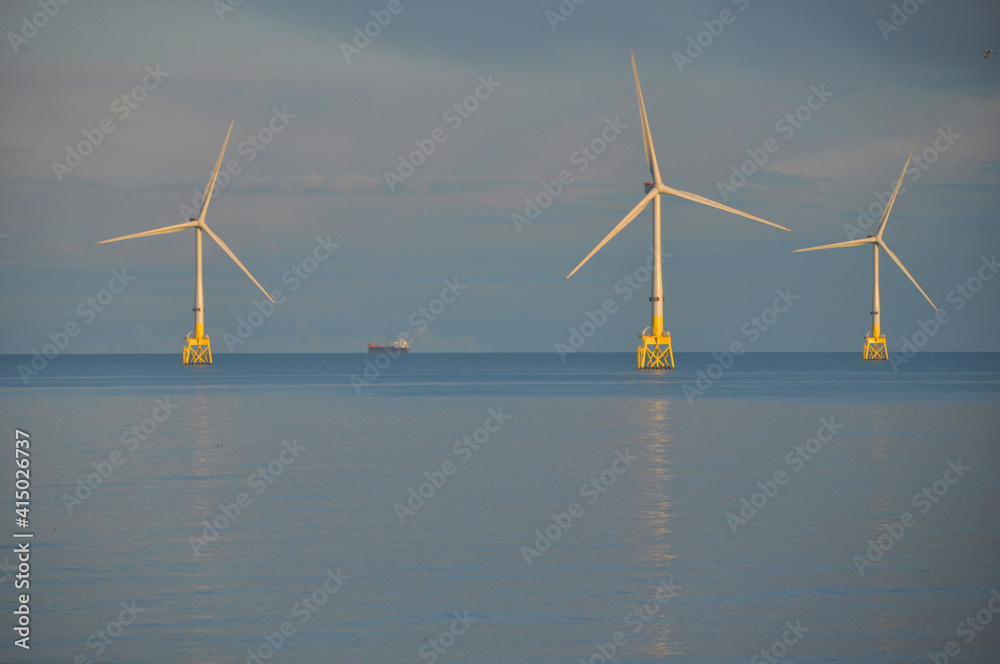 wind turbine in the sea