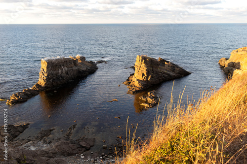 Rock formations The ships near Sinemorets village, Bulgaria photo