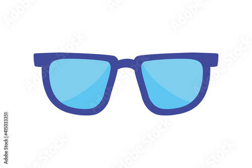 eyeglasses optical accessory isolated icon