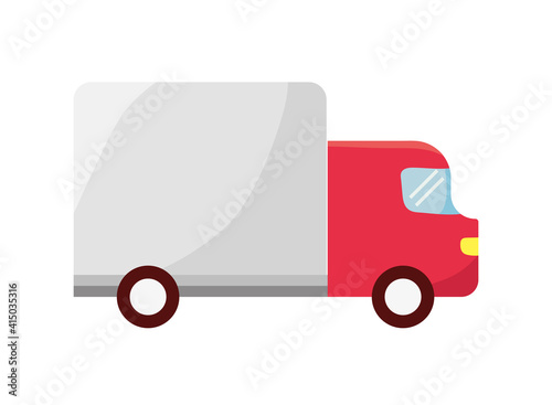 delivery service truck vehicle icon