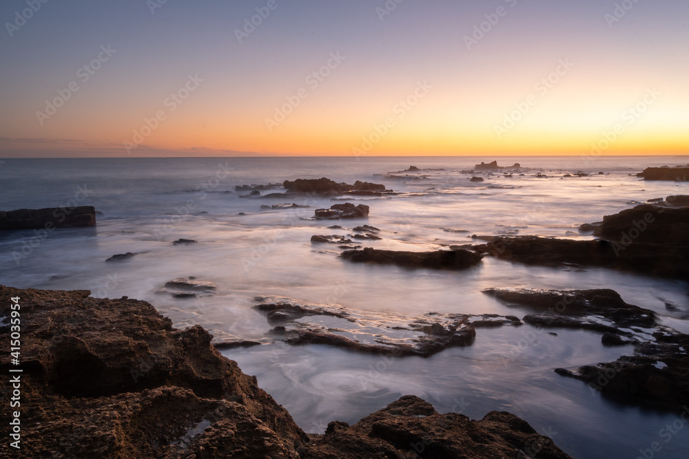 Sunset in Cádiz. Long exposure.