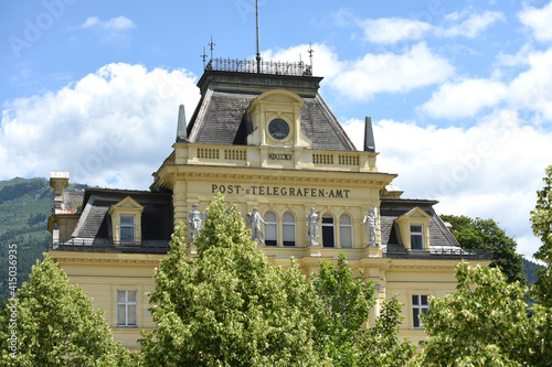 Das historische Postamt in Bad Ischl, Salzkammergut, Oberösterreich, Österreich, Europa - The The historic post office in Bad Ischl, Salzkammergut, Upper Austria, Austria, Europe photo