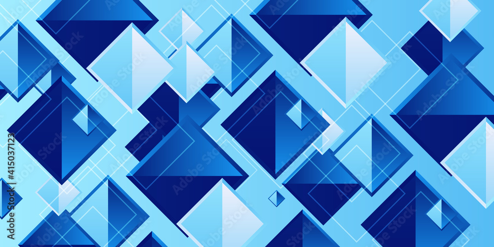 Abstract geometric background dark blue with modern corporate concept. Bright navy blue dynamic abstract vector background with diagonal lines. 3d cover of business presentation banner for sale event Abstract geometric background dark blue with modern corporate concept. Bright navy blue dynamic abstract vector background with diagonal lines. 3d cover of business presentation banner for sale event