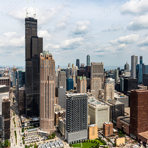 Chicago Drone Skyline