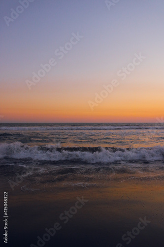 sunset on the beach © moises